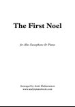 The First Noel - Alto Saxophone & Piano mini preview