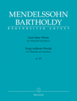 Song without Words for Violoncello and Pianoforte, op. 109