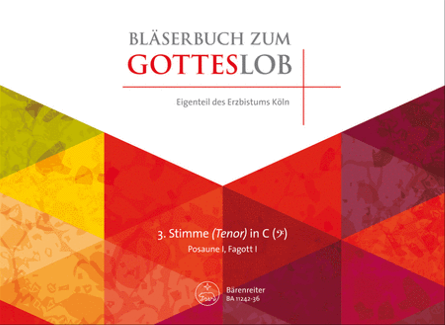 Bläserbuch zum Gotteslob Bassoon scores gallery preview page 1