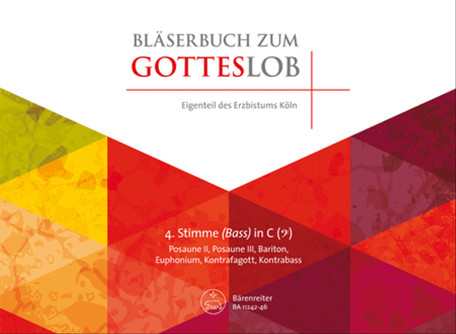 Bläserbuch zum Gotteslob Bassoon scores gallery preview page 1