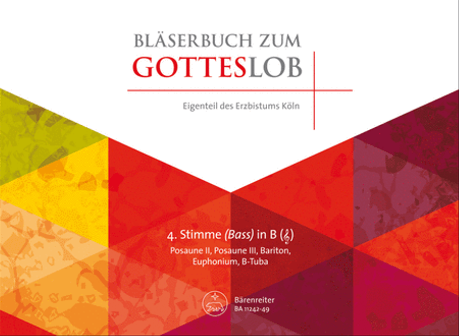 Bläserbuch zum Gotteslob Baritone Horn TC scores gallery preview page 1