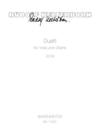 Duet for Viola and Guitar (2018)