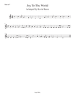 Joy To The World (Easy key of C) Horn in F mini preview