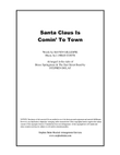Santa Claus Is Comin' To Town