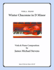 Winter Chaconne in D Minor - Viola & Piano mini preview