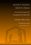 Silent Night for Trombone Quartet