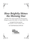 How Brightly Shines the Morning Star - brass quintet mini preview