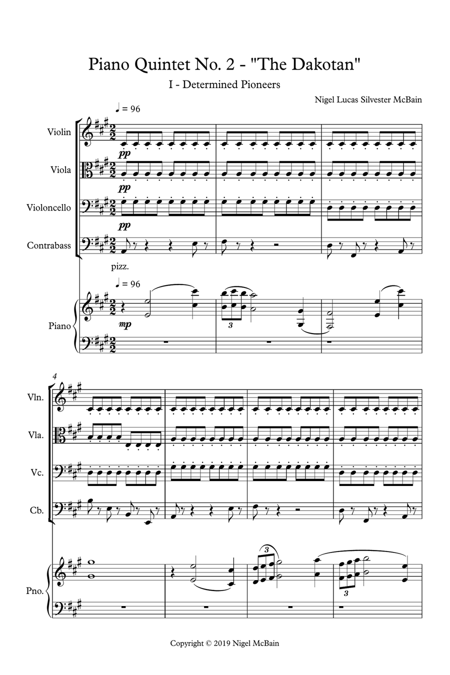 Piano Quintet No. 2 in A Major - 