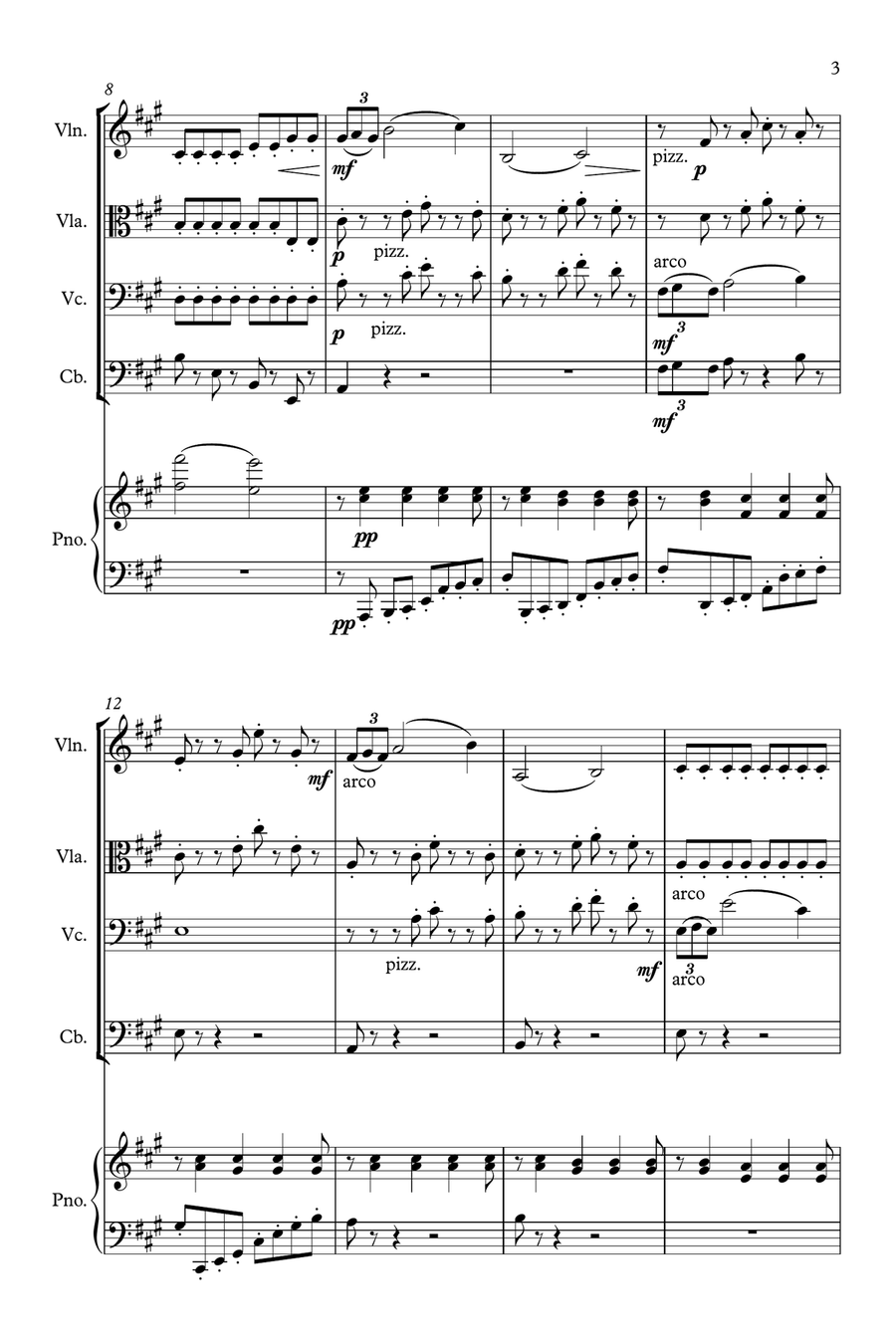 Piano Quintet No. 2 in A Major - 