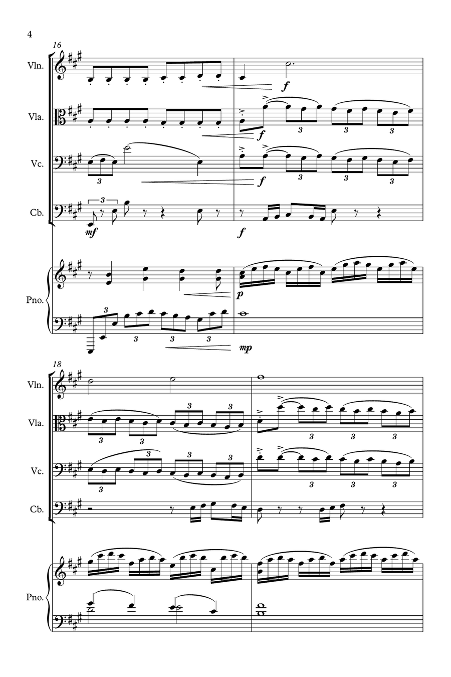 Piano Quintet No. 2 in A Major - 