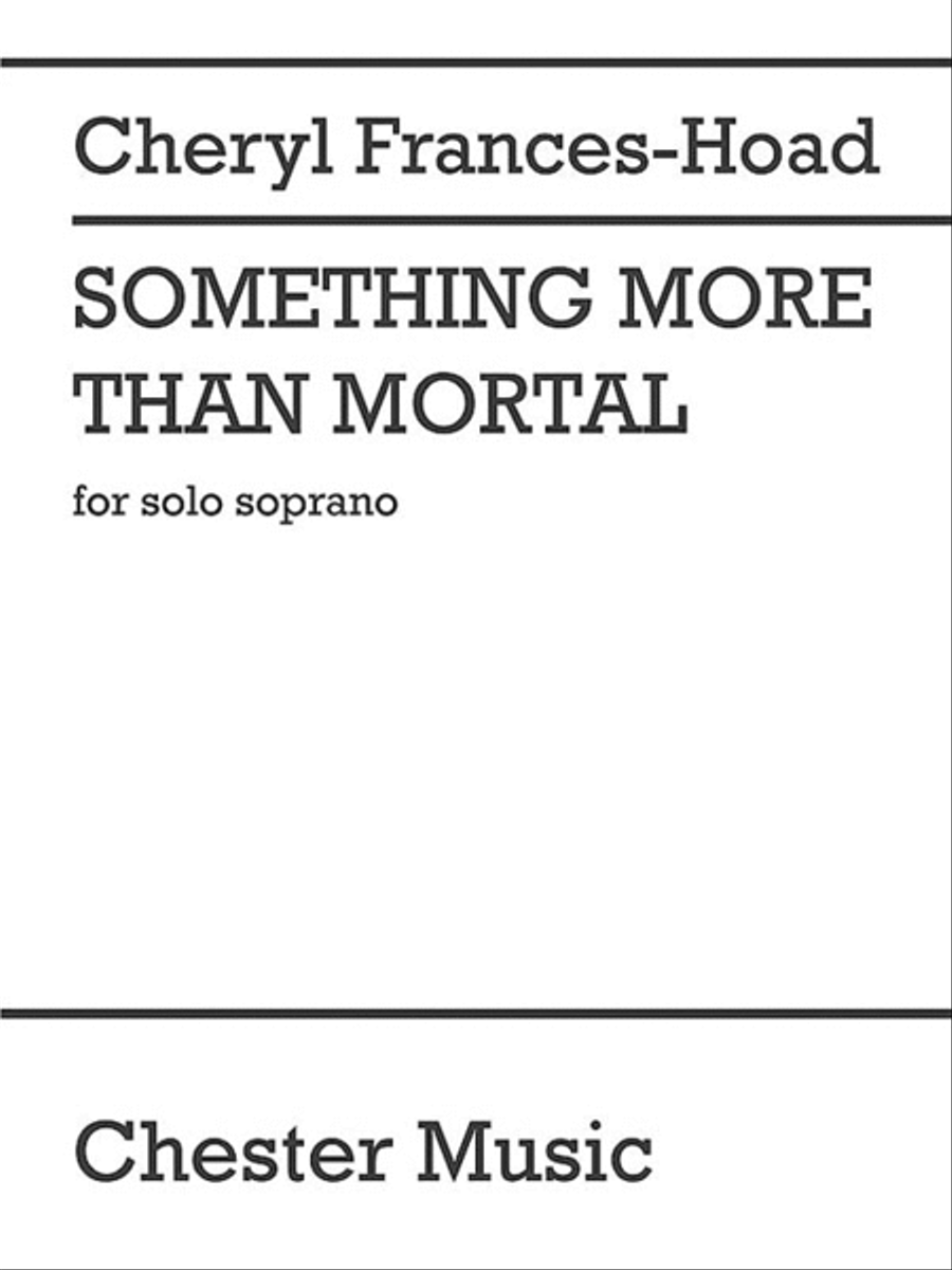Something More Than Mortal Collection / Songbook scores gallery preview page 1