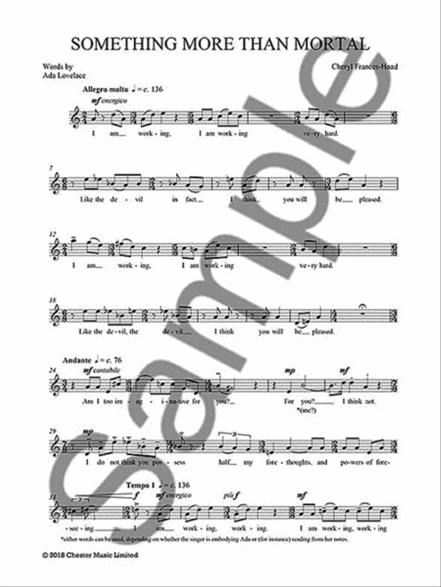 Something More Than Mortal Collection / Songbook scores gallery preview page 2