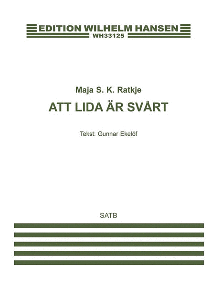 Att Lida Är Svart Att Lida Är Svart 4-Part scores gallery preview page 1