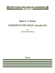Concerto for Voice (moods IIIc)