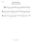 Christmas Day (Easy key of C) Horn in F mini preview