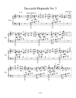 Tau-czech Rhapsodie No. 3