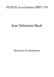 FUGUE en sol mineur BWV 578