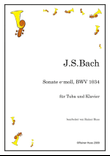J.S.Bach Sonata in e, BWV 1034