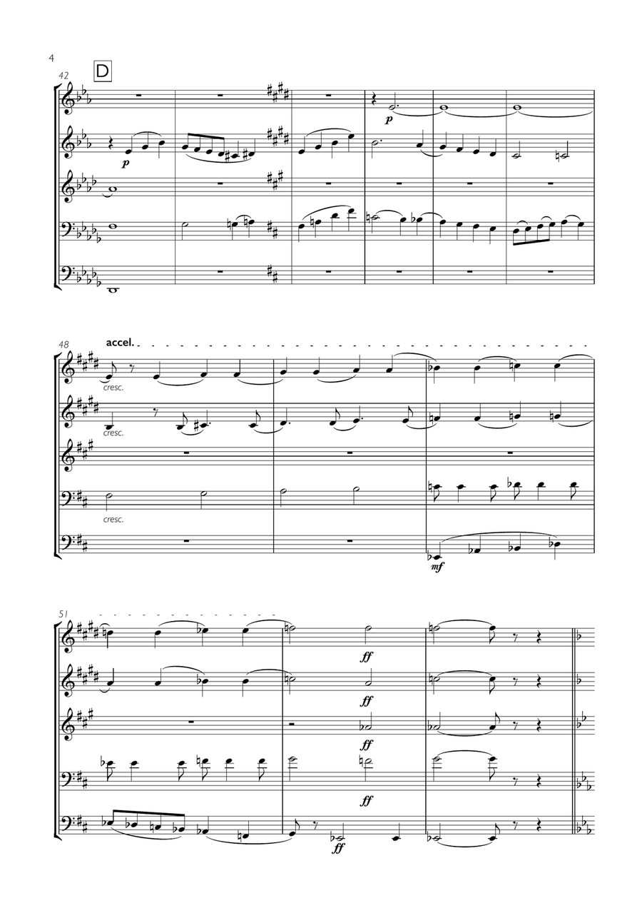 Have Yourself A Merry Little Christmas from MEET ME IN ST. LOUIS Brass Ensemble scores gallery preview page 4