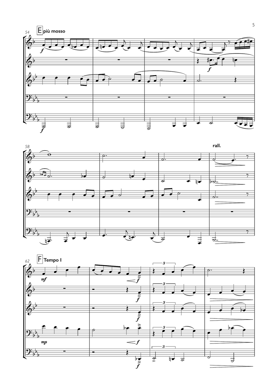 Have Yourself A Merry Little Christmas from MEET ME IN ST. LOUIS Brass Ensemble scores gallery preview page 5