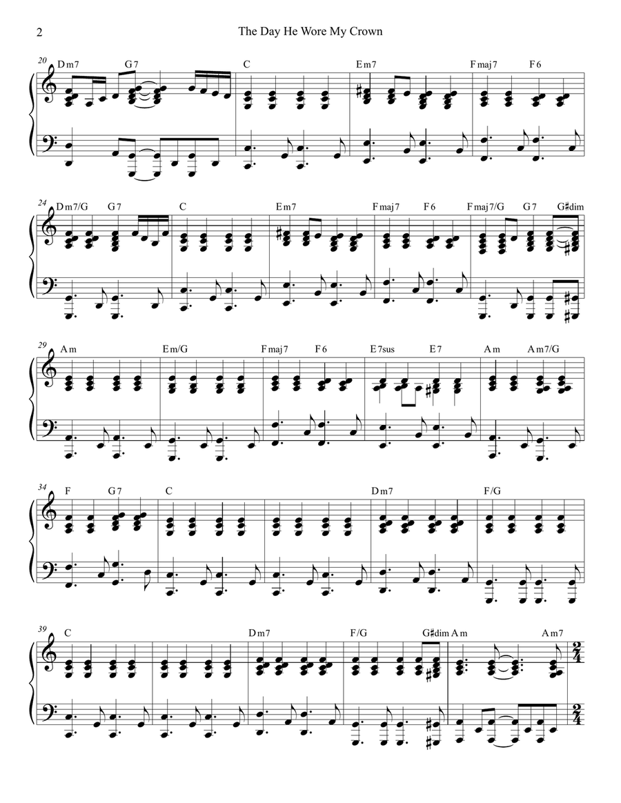 The Day He Wore My Crown The Day He Wore My Crown Soprano Saxophone scores gallery preview page 6