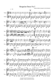 Hungarian Dance No.5 for Violin Duet