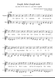 Joseph, lieber Joseph mine for SA a cappella