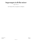 Impromptu in B-flat minor