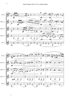 Basso Ostinato Op.92 N.4 for clarinet quintet Clarinet Quintet scores gallery preview page 4