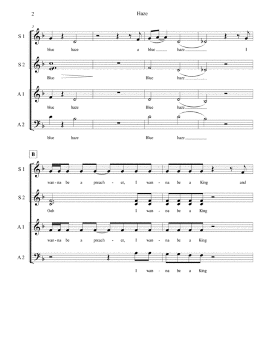 Haze Choir scores gallery preview page 2