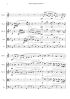 Basso Ostinato Op.92 N.4 for Clarinet and String Quartet Small Ensemble scores gallery preview page 4