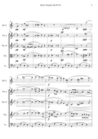 Basso Ostinato Op.92 N.4 for Clarinet and String Quartet Small Ensemble scores gallery preview page 5