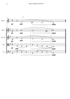 Basso Ostinato Op.92 N.4 for Clarinet and String Quartet Small Ensemble scores gallery preview page 6