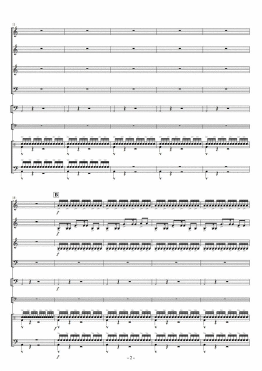 Mombasa Percussion Ensemble scores gallery preview page 3