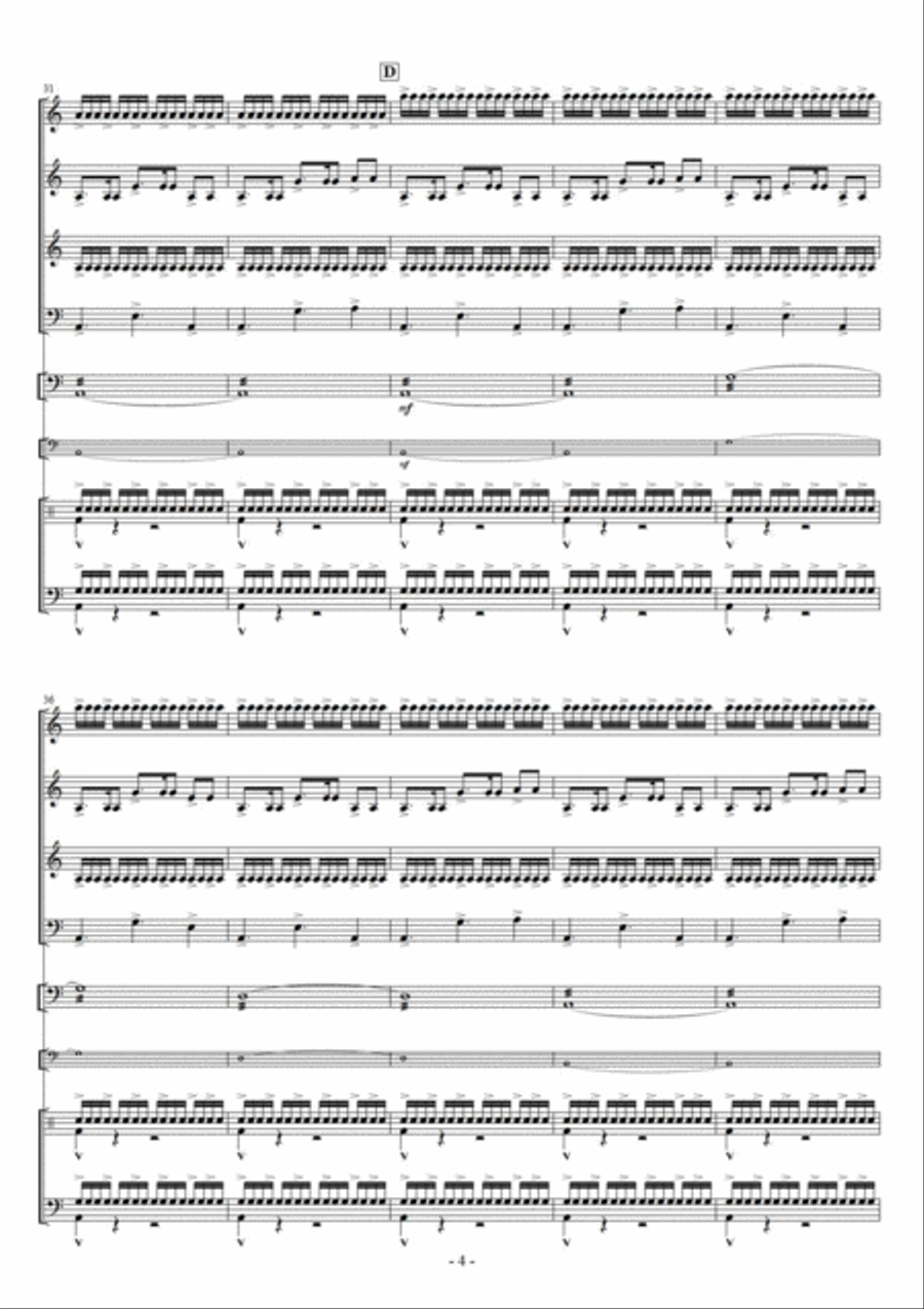Mombasa Percussion Ensemble scores gallery preview page 5