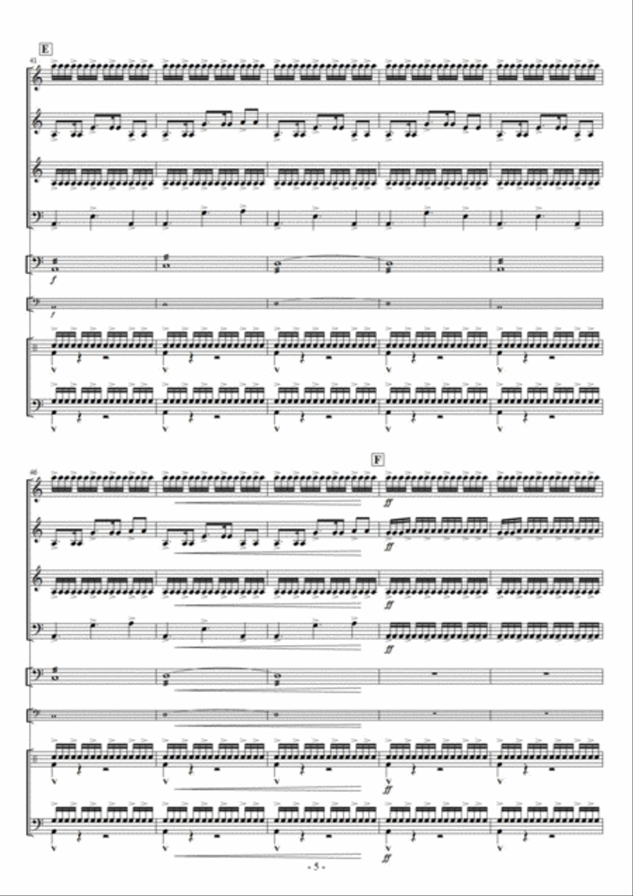 Mombasa Percussion Ensemble scores gallery preview page 6