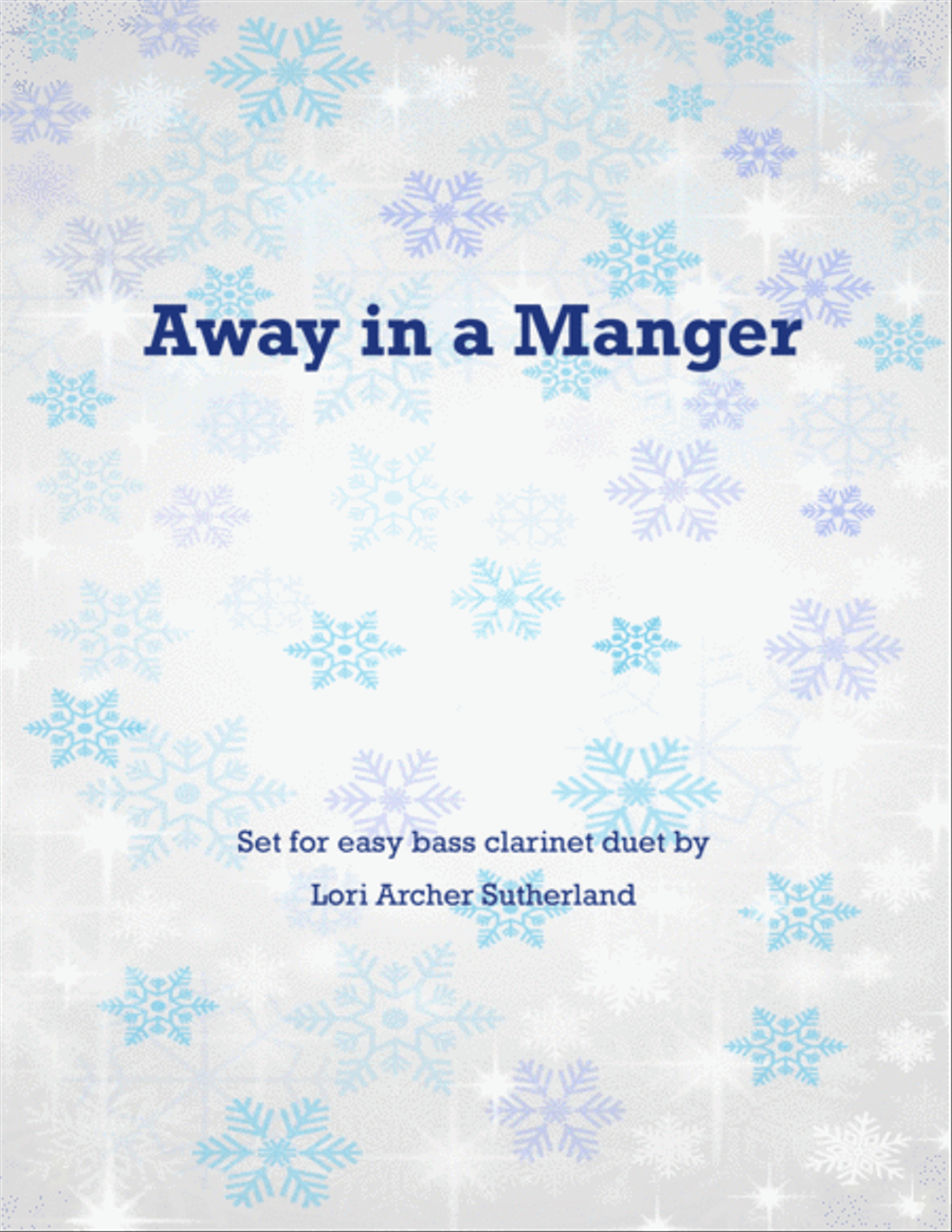 Away in a Manger Bass Clarinet scores gallery preview page 1