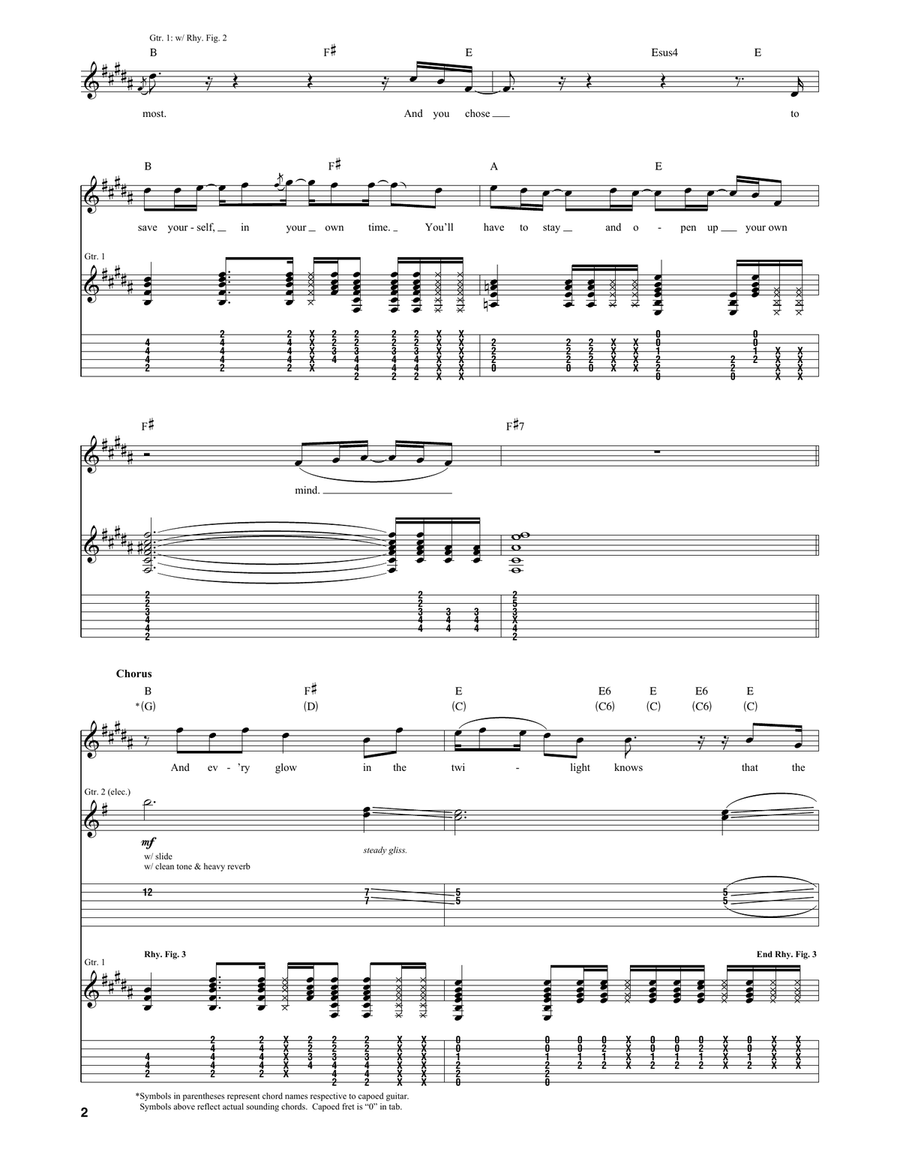 Anthem Anthem Acoustic Guitar scores gallery preview page 2
