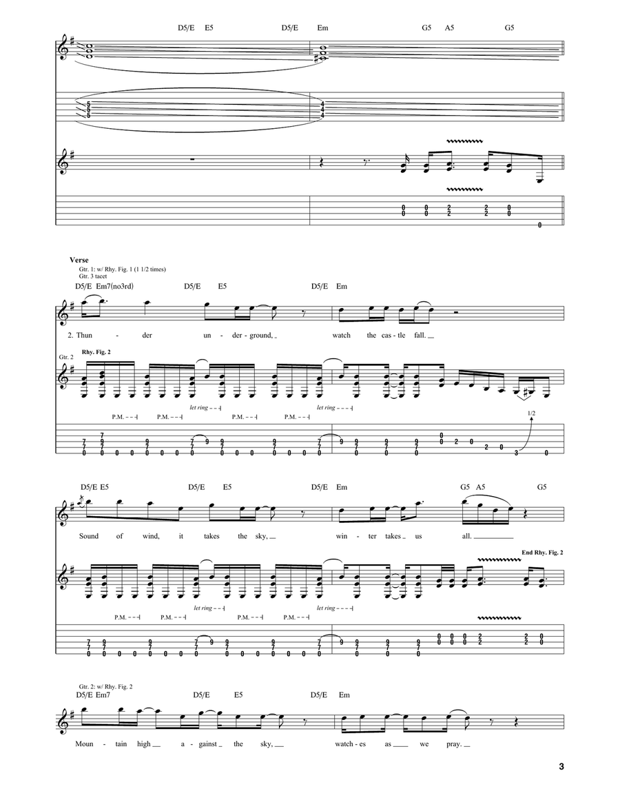 Lover, Leaver (Taker, Believer) Acoustic Guitar scores gallery preview page 3