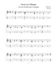 Away in a Manger (Ukulele Chord-Melody Solo)