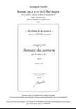 Corelli, Sonata op.2 n.11 in E flat major