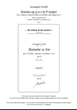 Corelli, Sonata op.3 n.1 in F major