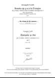 Corelli, Sonata op.3 n.2 in D major