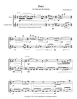 Duet by Joseph Burrows - Flute and Clarinet in B Flat