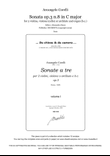 Corelli, Sonata op.3 n.8 in C major