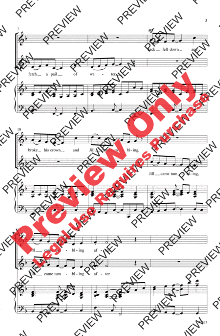 Jack and Jill Jack and Jill 2-Part scores gallery preview page 3
