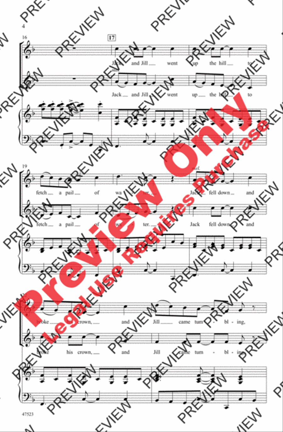 Jack and Jill Jack and Jill 2-Part scores gallery preview page 4