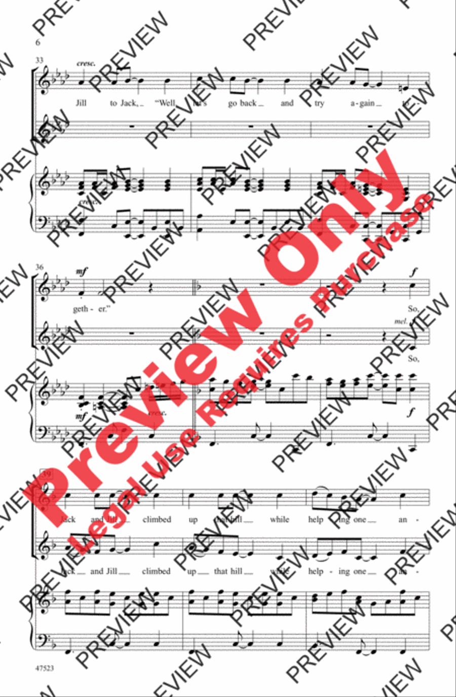 Jack and Jill Jack and Jill 2-Part scores gallery preview page 6