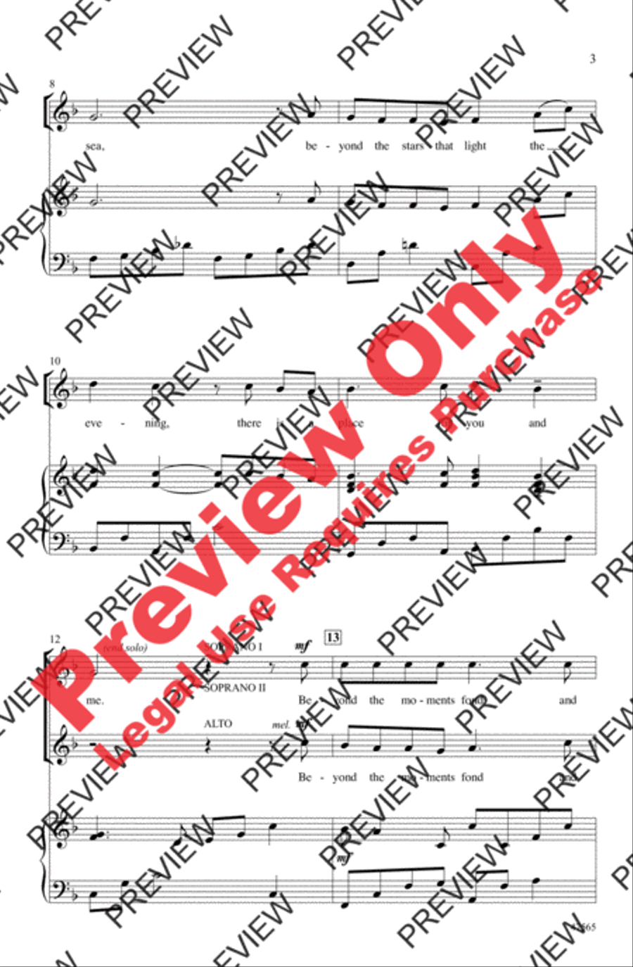 Beyond Beyond Women's Choir scores gallery preview page 3