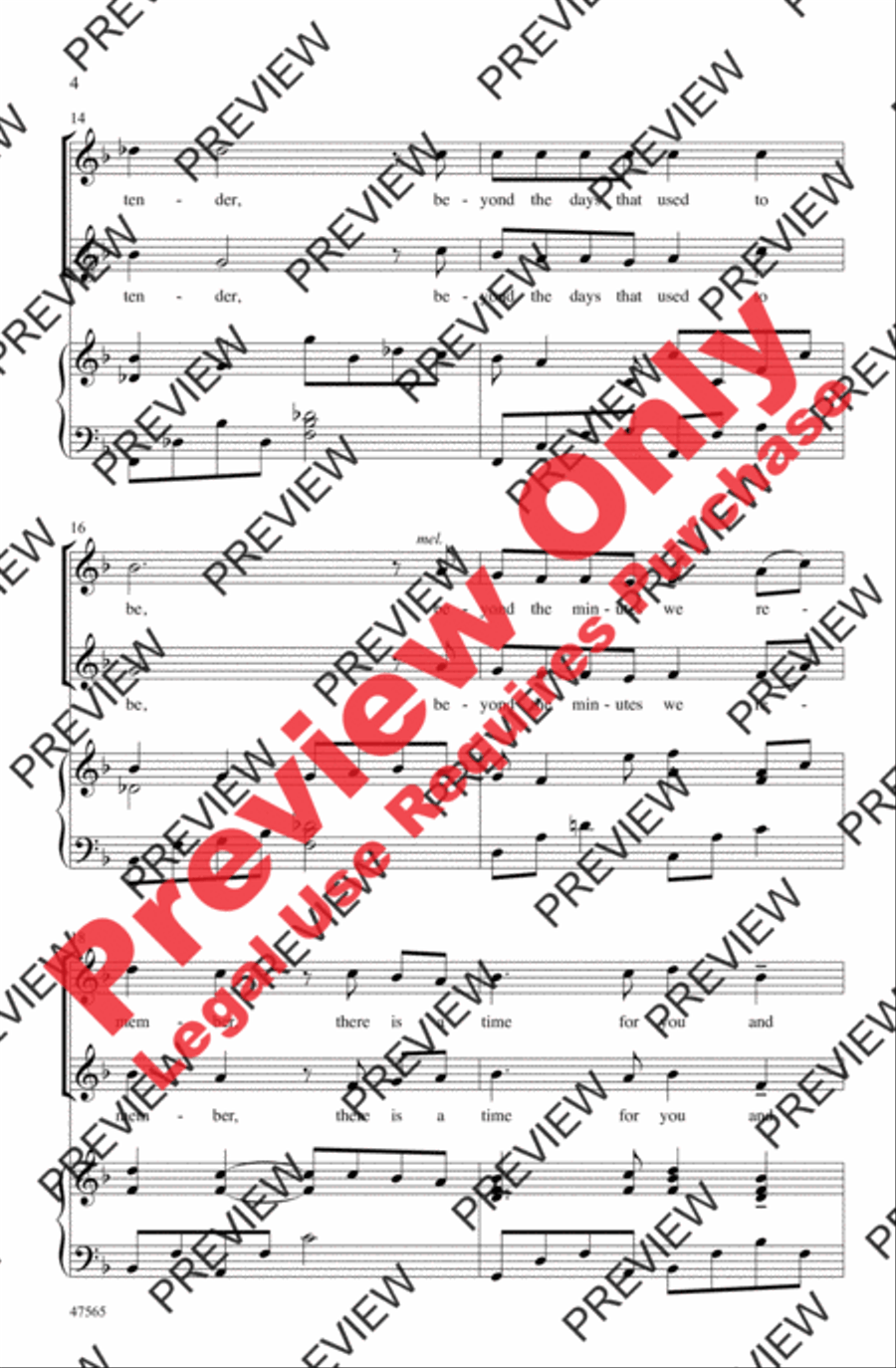 Beyond Beyond Women's Choir scores gallery preview page 4